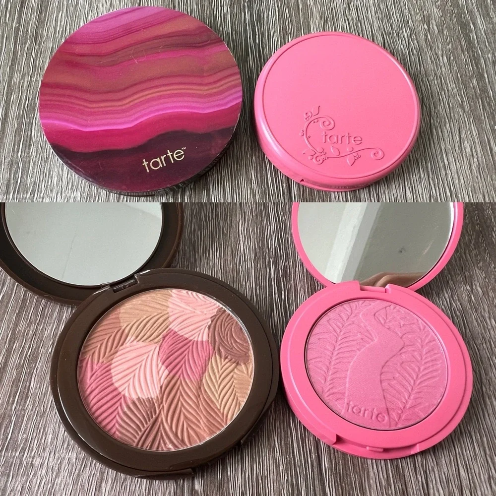 NEW BUNDLE Tarte Blush Bronzer Bundle Pink Bronze Fearless Amazonian Clay